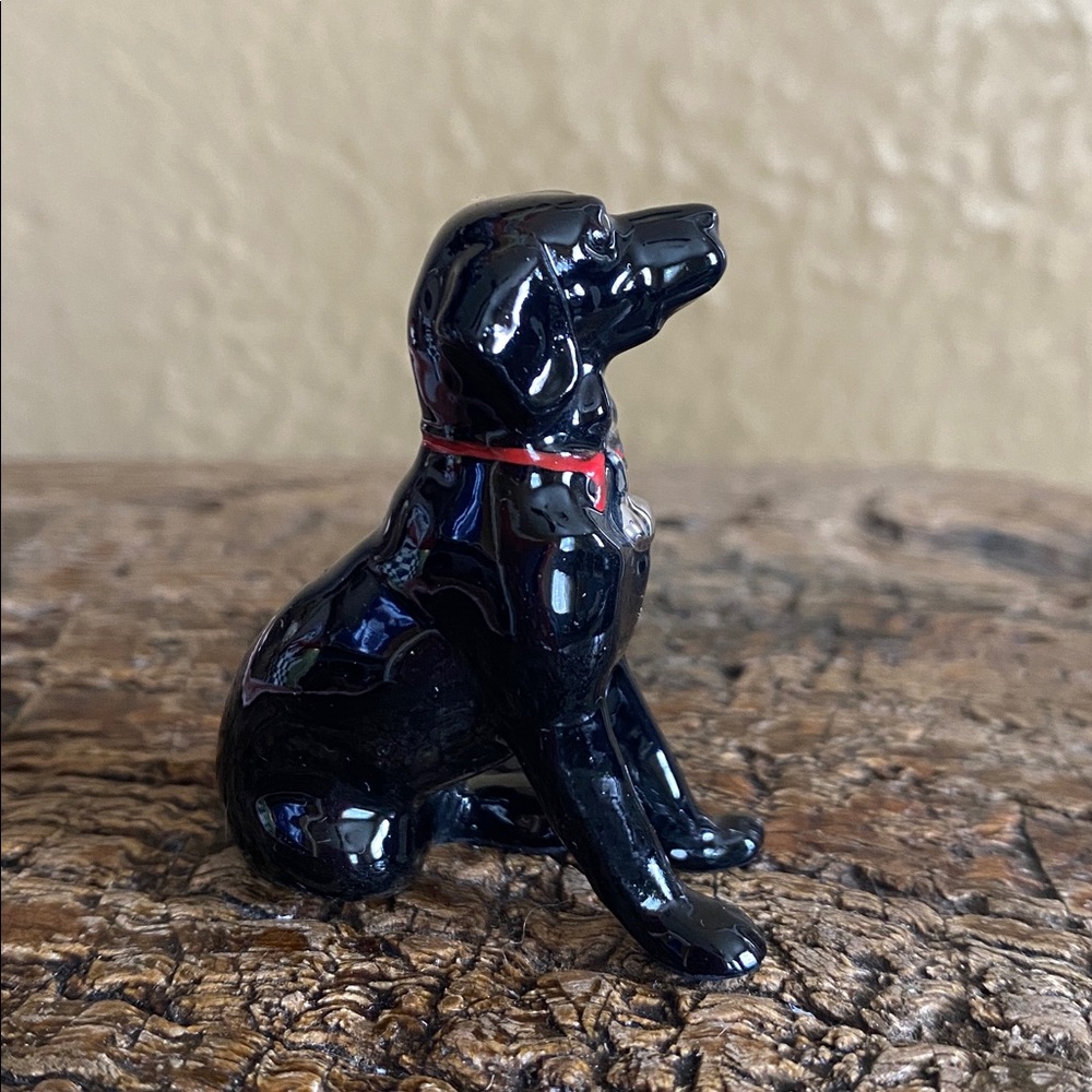 🐕🦺Vintage🐕🦺Black Lab Dog Figurine - Picture 6 of 10